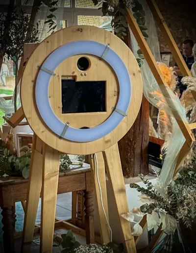 Borne selfie dans les ardennes